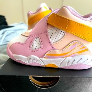 Pink/Yellow/White Jordan’s
